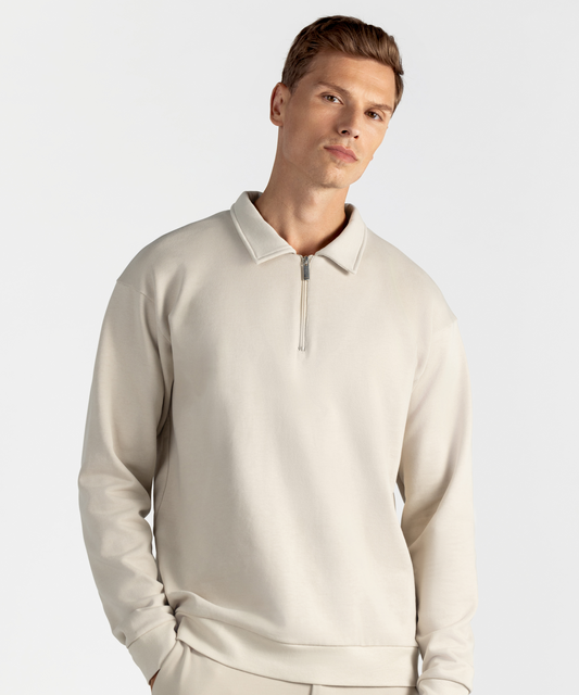 SW 02 Essence Half Zip Sand