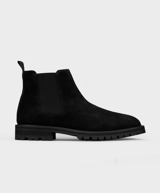 CB 01 Rugged Suede All Black