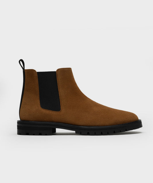 CB 01 Rugged Suede Cognac