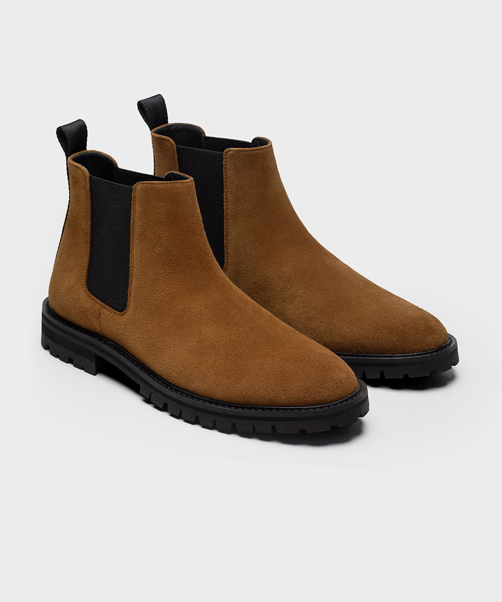 CB 01 Rugged Suede Cognac