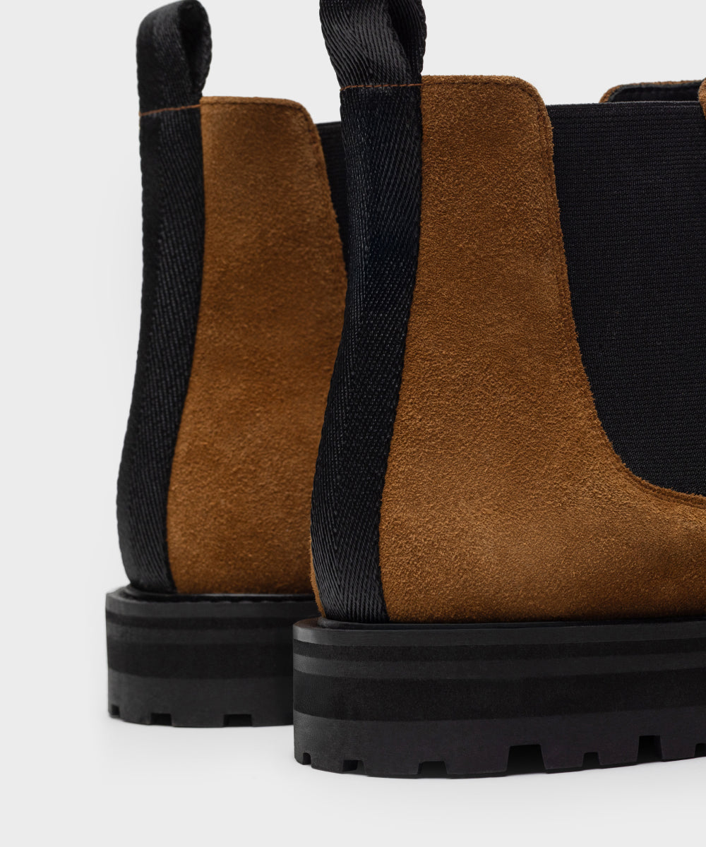 CB 01 Rugged Suede Cognac