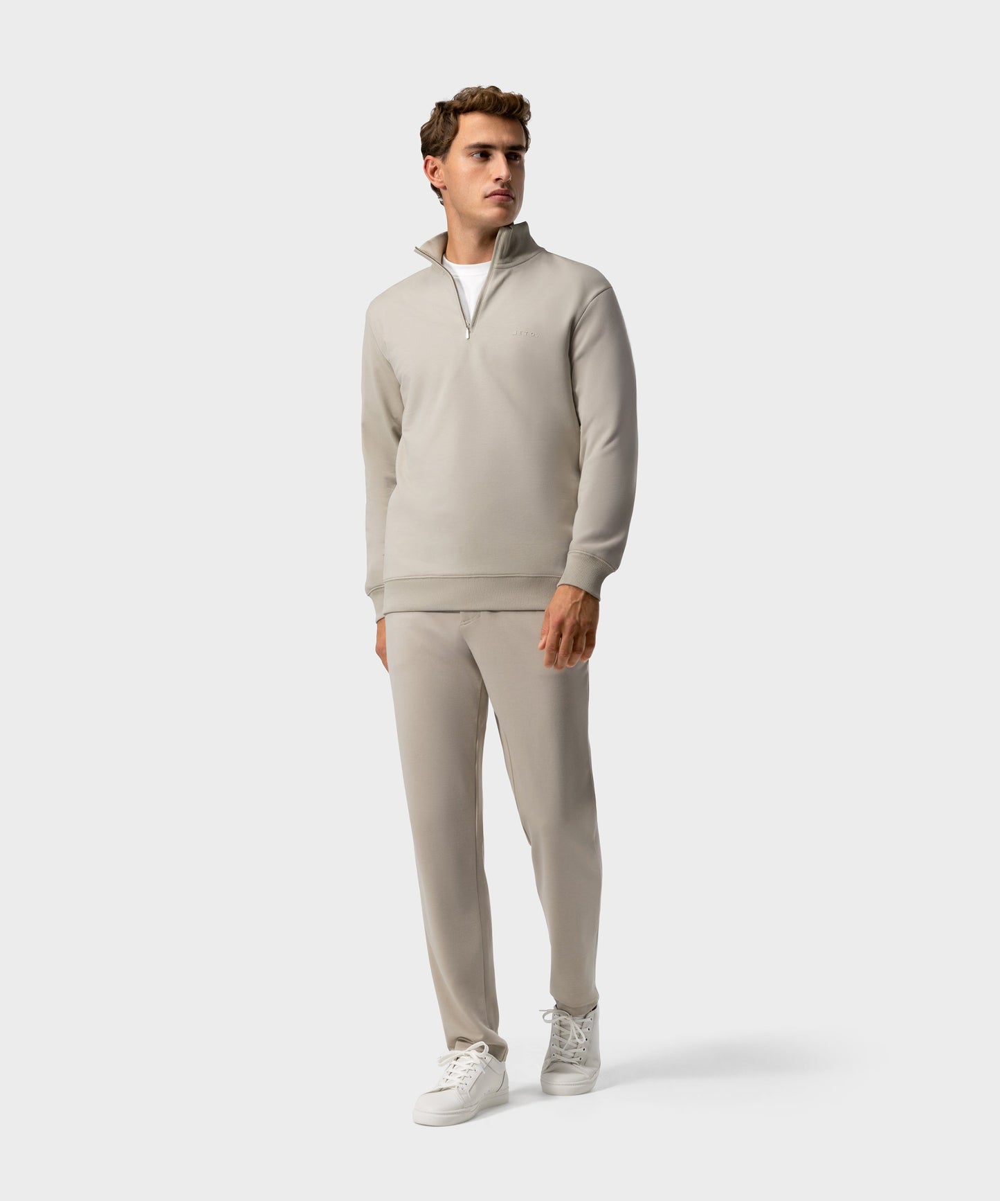 SW 03 Marked Half Zip Sand