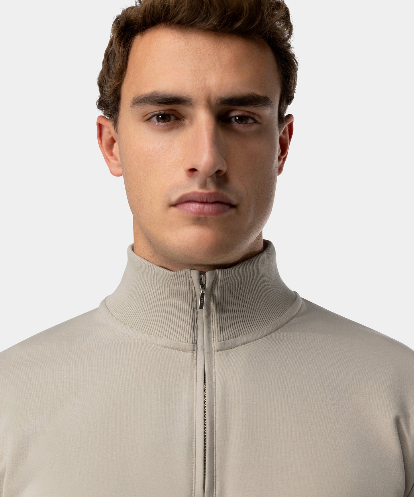 SW 03 Marked Half Zip Sand