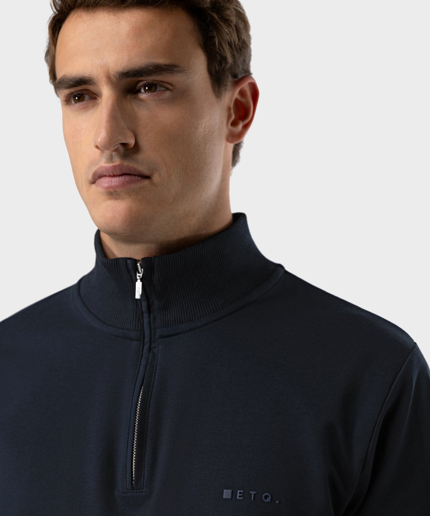 SW 03 Marked Half Zip Blueberry