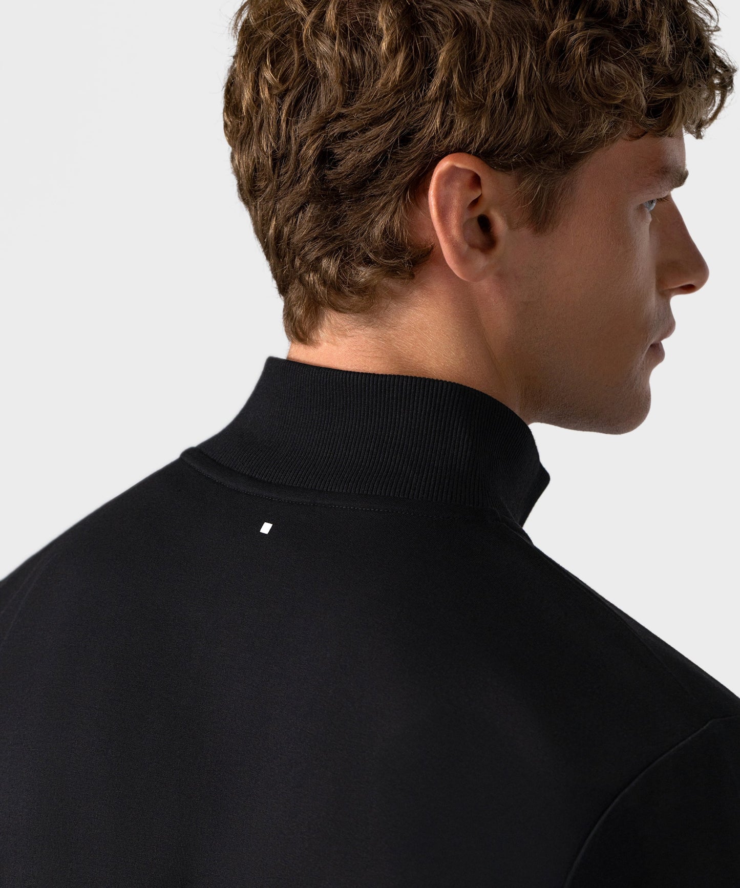 SW 03 Marked Half Zip Black