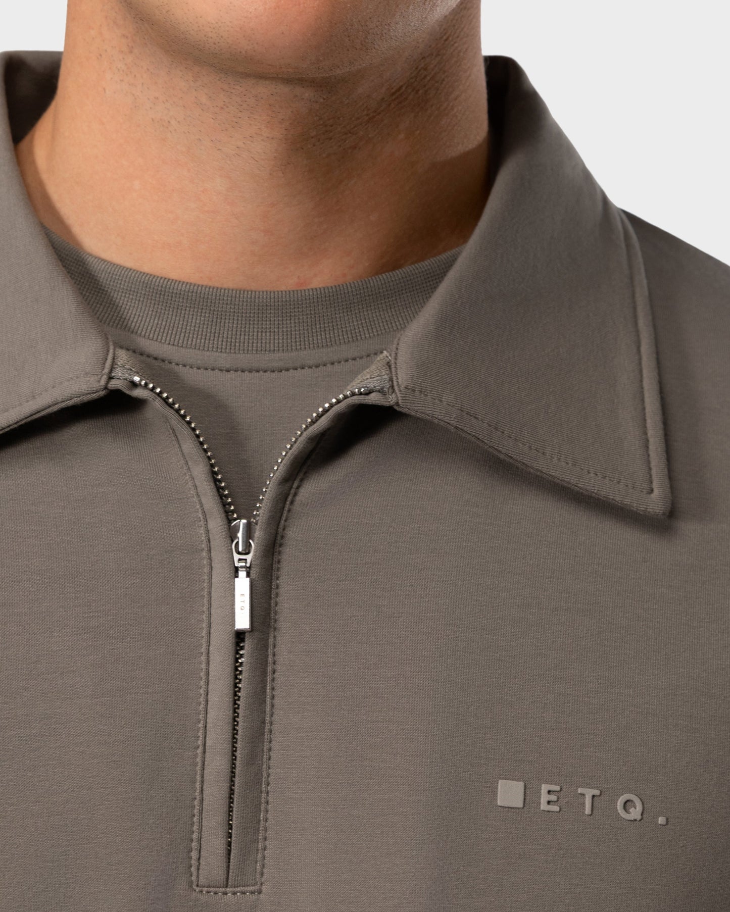 SW 02 Marked Half Zip Desert Taupe 2.0