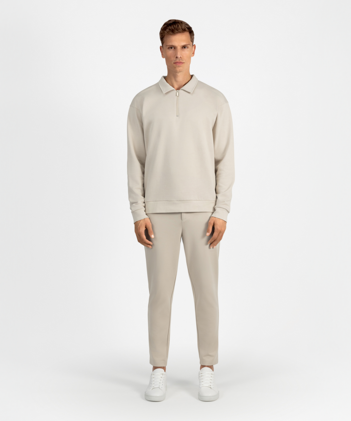 SW 02 Essence Half Zip Sand